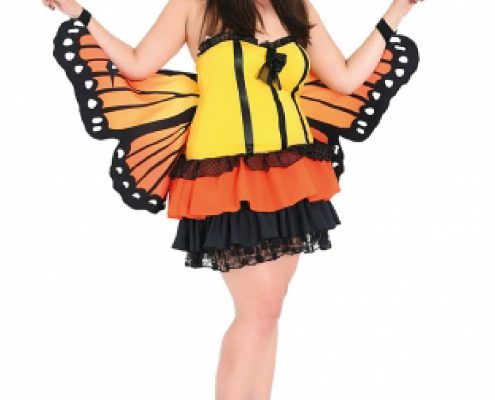 029 BORBOLETA LARANJA PLUS SIZE