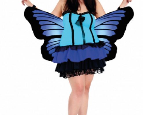 031 BORBOLETA AZUL PLUS SIZE